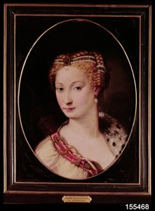 Diane de Poitiers (1499-1566) (olie på skifer)